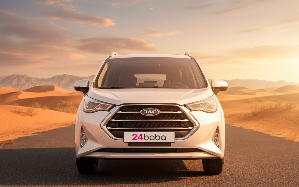 Jac S3 2023 Silver front view with headlights