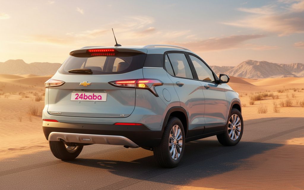 Chevrolet Groove 2022 Blue rear view showing taillights