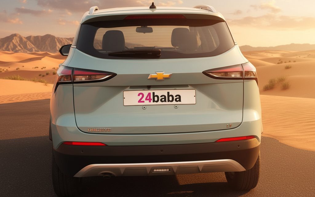 Chevrolet Groove 2022 Blue rear view showing taillights