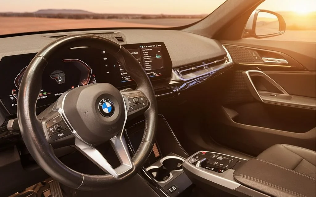 Bmw X1 2024 dashboard and infotainment