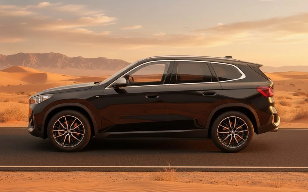 Bmw X1 2024 Black side profile