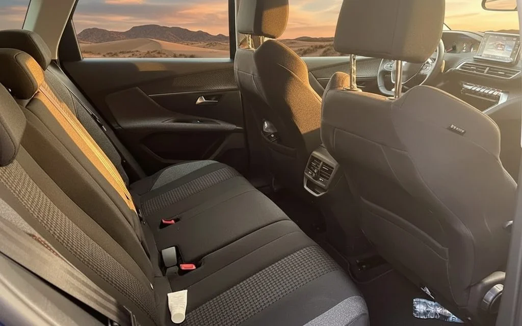Peugeot 3008 2022 interior view showing trim