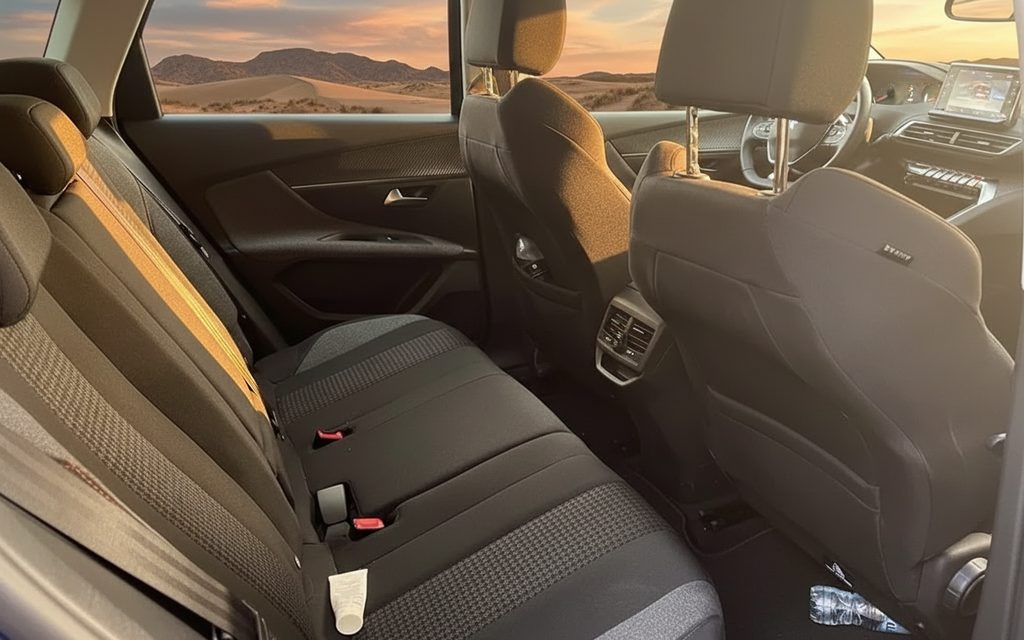 Peugeot 3008 2022 interior view showing trim
