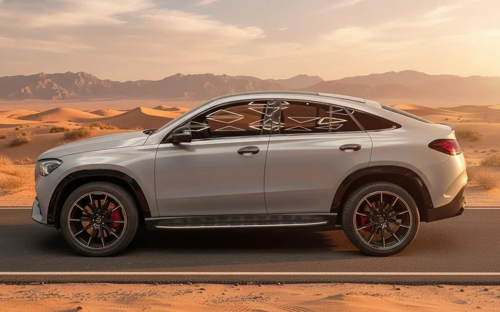 Mercedes Gle53 2022 Grey side profile