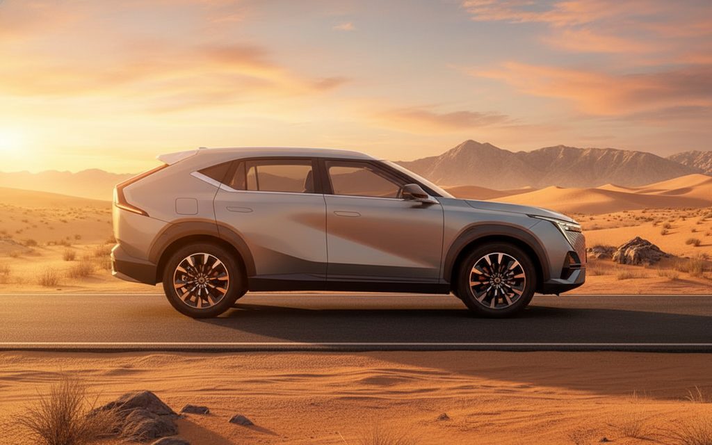 Gac Emkoo 2025 Green side profile – rental in Dubai