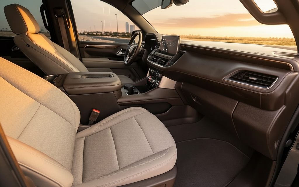 Gmc Yukon 2022 leather seats and cabin