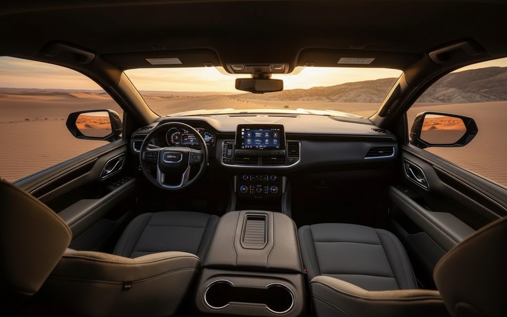 Gmc Yukon 2022 dashboard and infotainment
