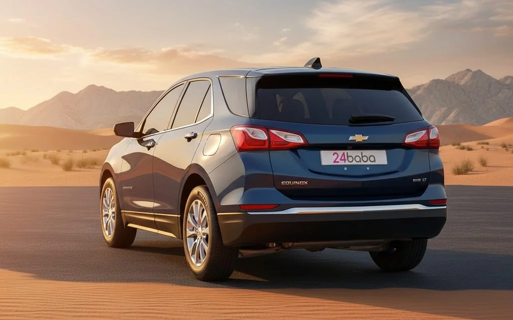 Chevrolet Equinox 2021 Blue rear view showing taillights