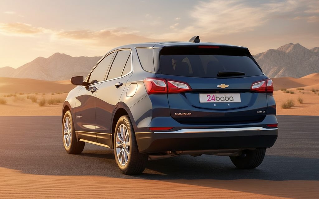 Chevrolet Equinox 2021 Blue rear view showing taillights