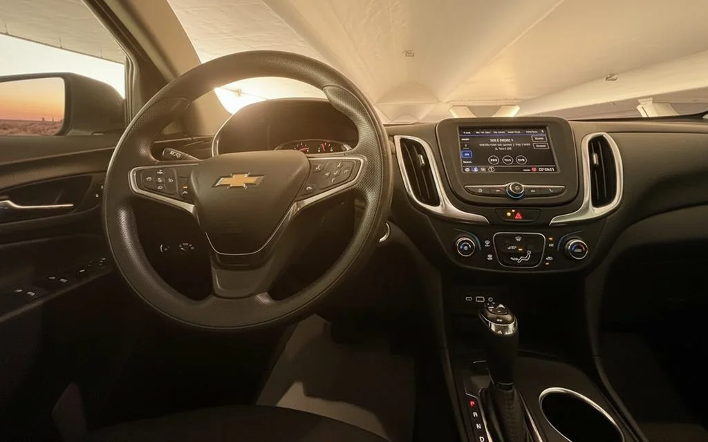 Chevrolet Equinox 2021 interior view showing trim
