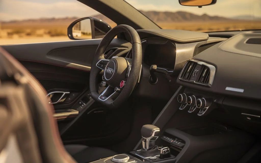 Audi R8 2024 dashboard and infotainment