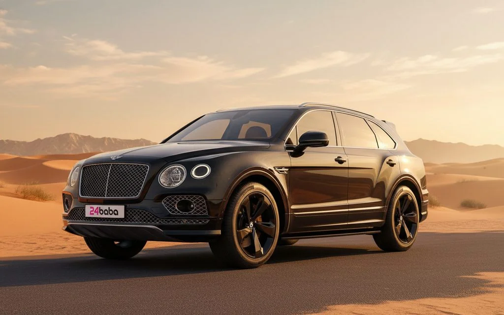 Bentley Bentayga 2022 Black side profile