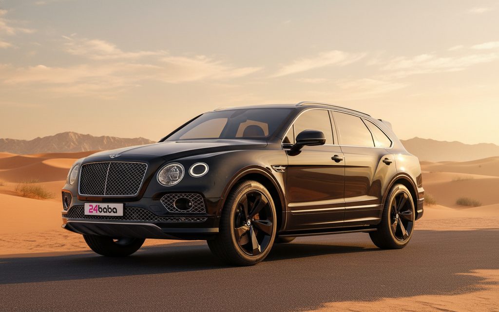 Bentley Bentayga 2022 Black side profile