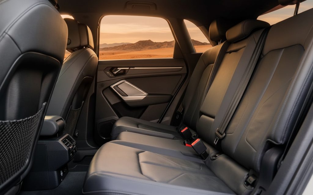 Audi Q3 2021 leather seats and cabin