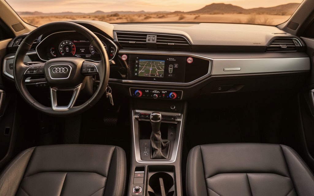 Audi Q3 2021 dashboard and infotainment