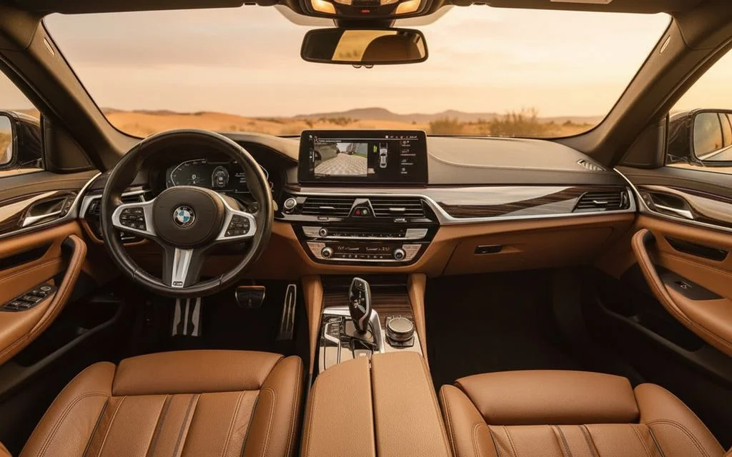 Bmw 520 2021 dashboard and infotainment