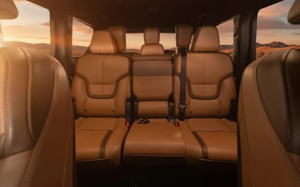 Nissan Patrol 2025 leather seats and cabin