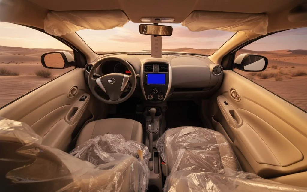 Nissan Sunny 2024 interior view showing trim