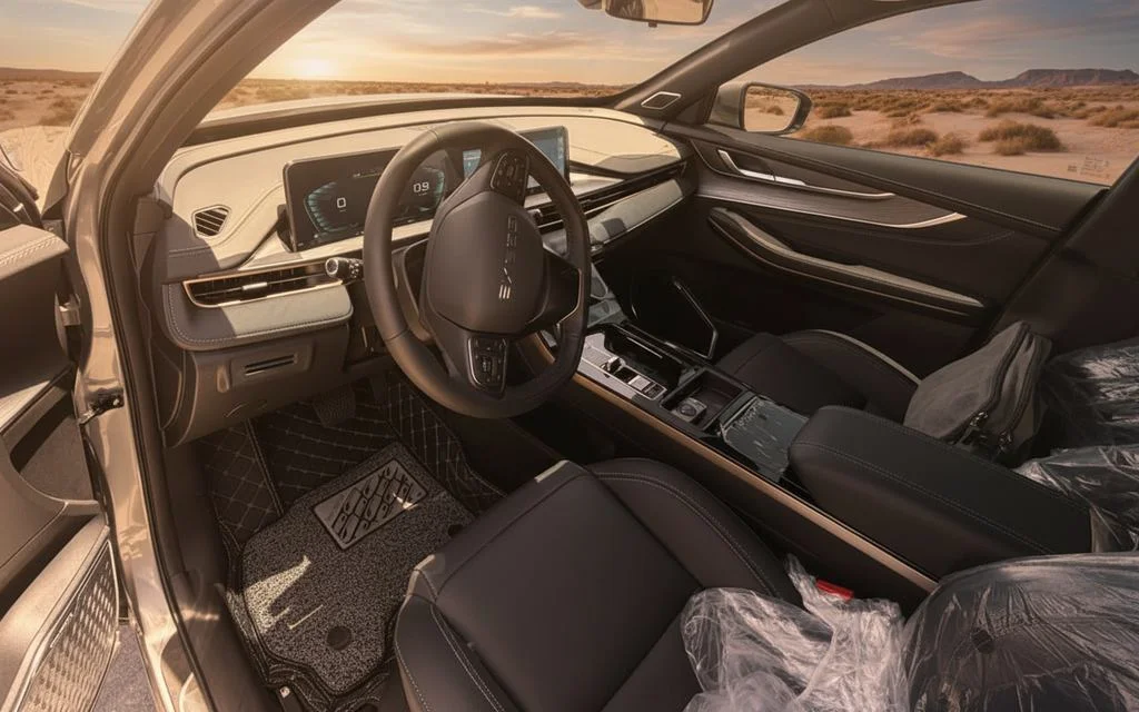 Exeed Lx 2025 interior view showing trim