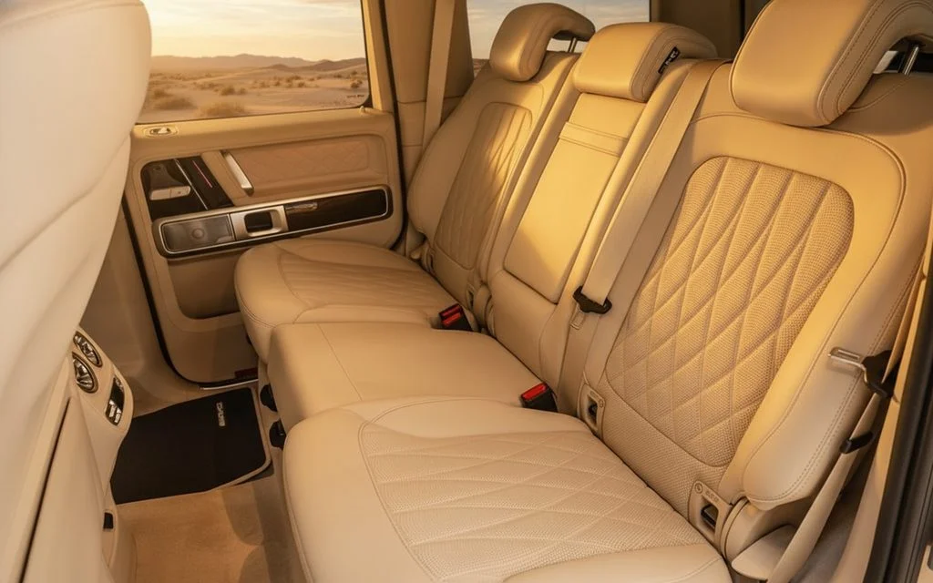 Mercedes G63 2025 leather seats and cabin