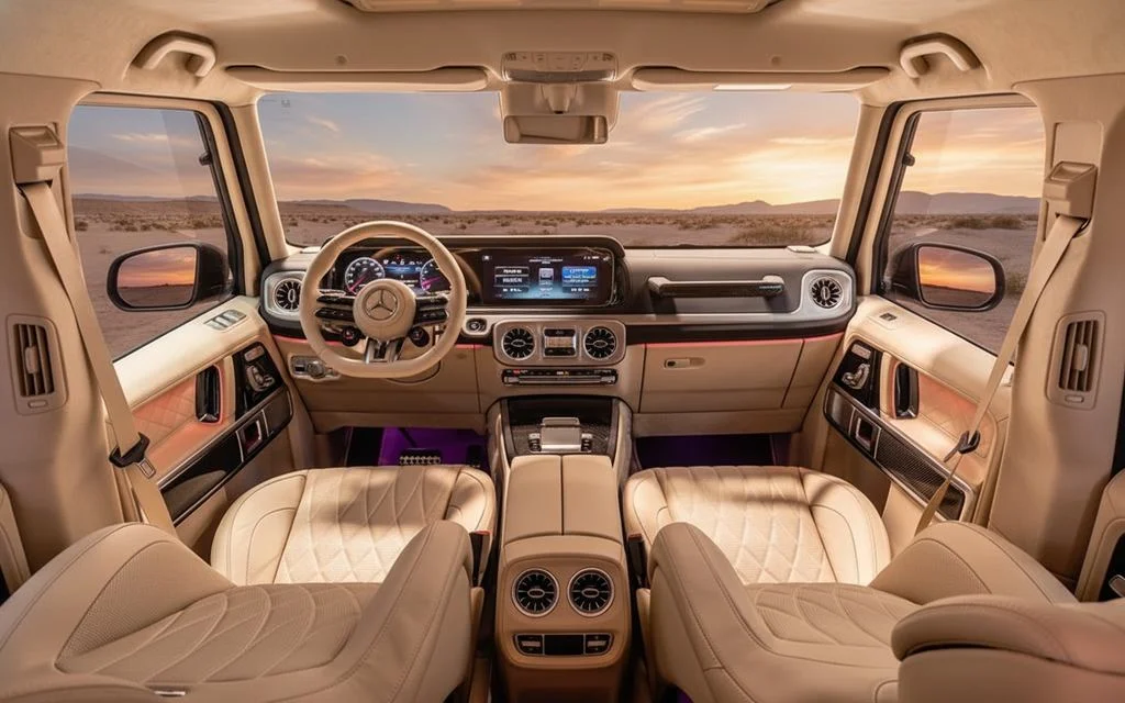 Mercedes G63 2025 dashboard and infotainment