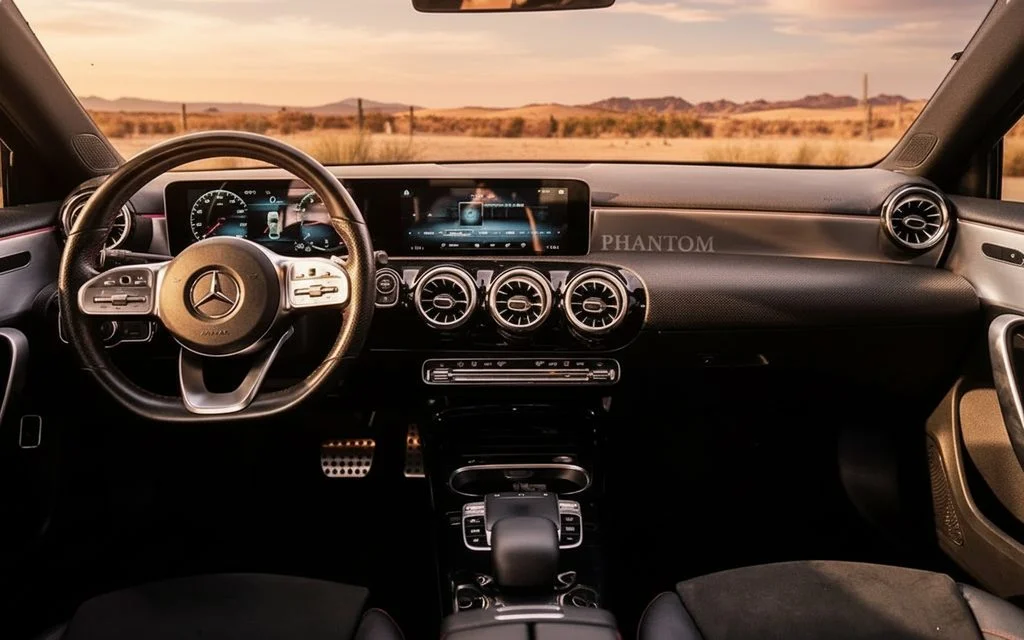 Mercedes A200 2025 dashboard and infotainment