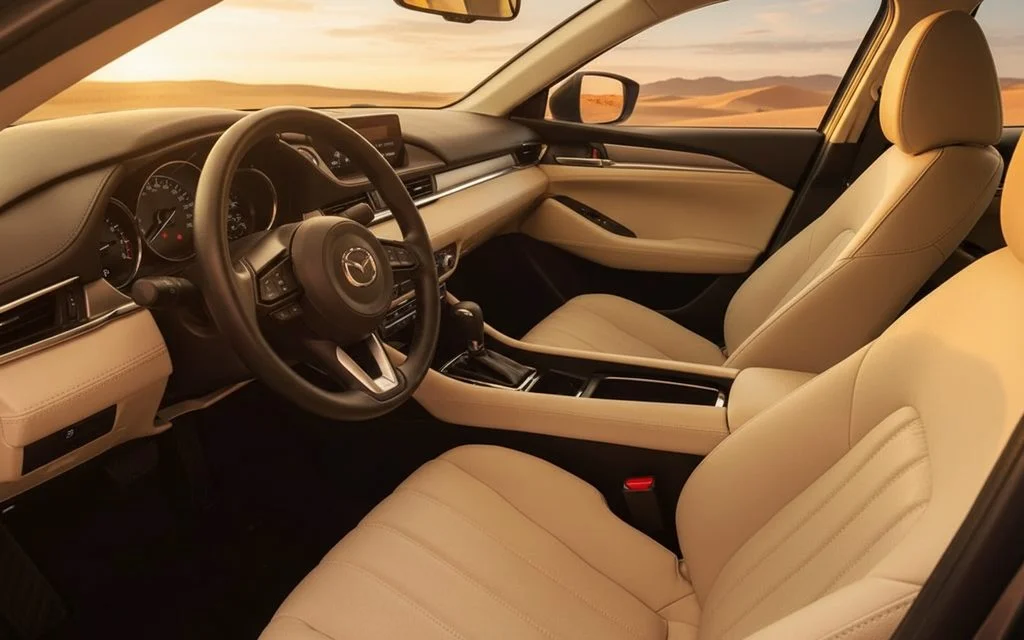 Mazda 6 2023 dashboard and infotainment