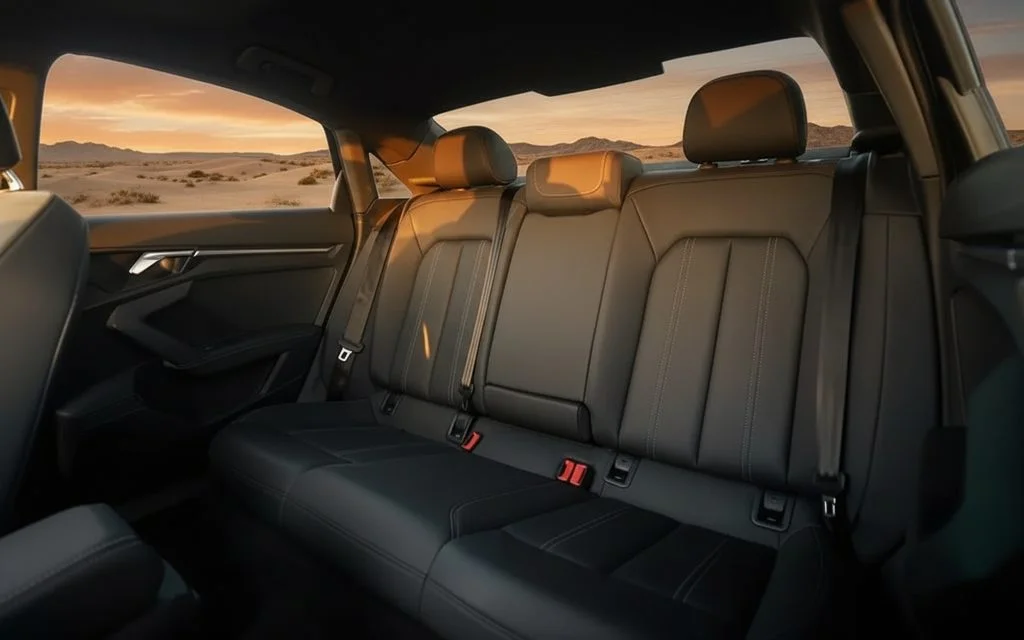 Audi A3 2023 leather seats and cabin