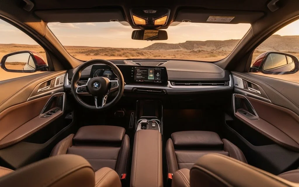 Bmw X2 2024 interior view showing trim