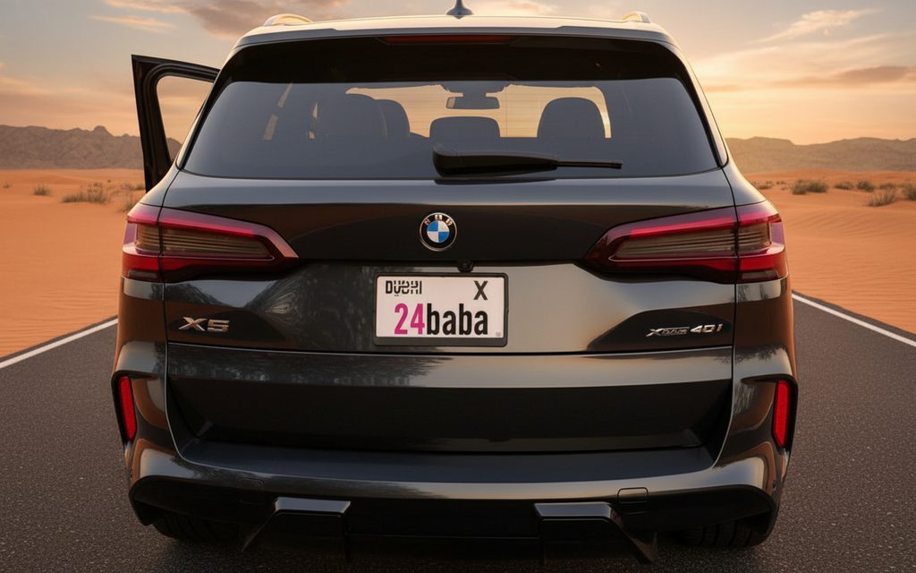 Bmw X5 2023 Grey rear view showing taillights