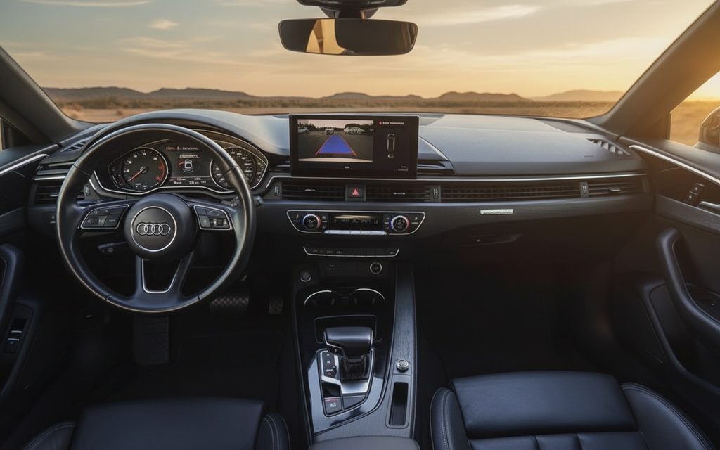 Audi A5 2021 interior view showing trim