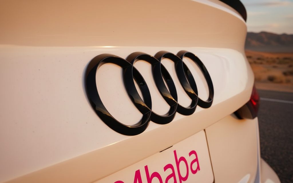 Audi A5 2021 White rear view showing taillights