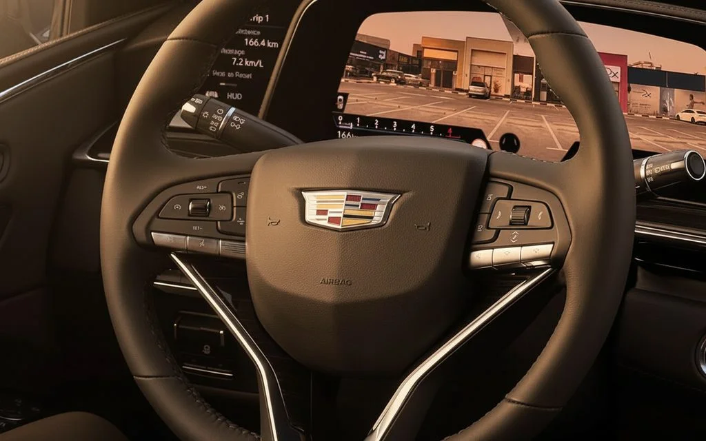 Cadillac Escalade 2024 interior view showing trim