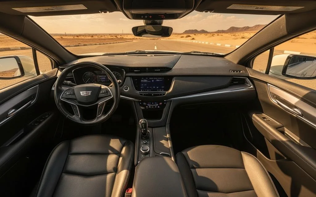 Cadillac Xt5 2021 interior view showing trim