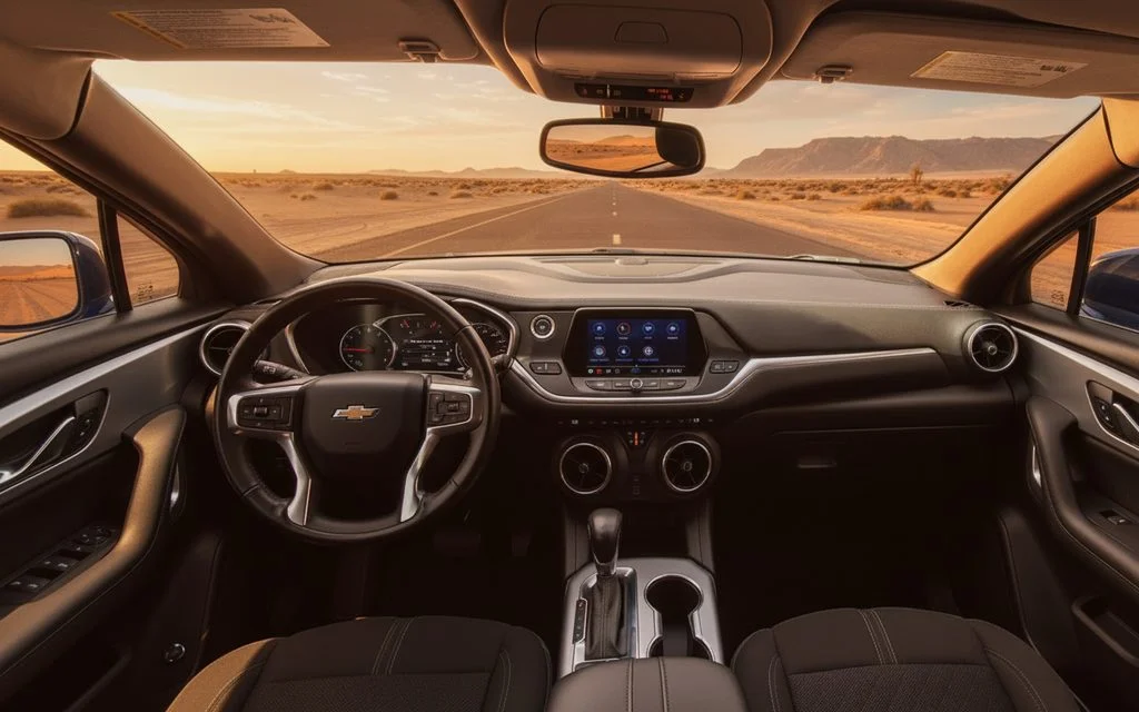 Chevrolet Blazer 2021 interior view showing trim