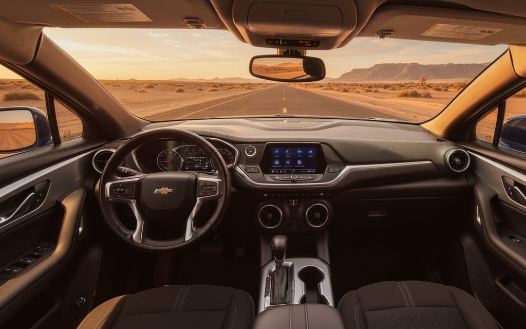 Chevrolet Blazer 2021 interior view showing trim