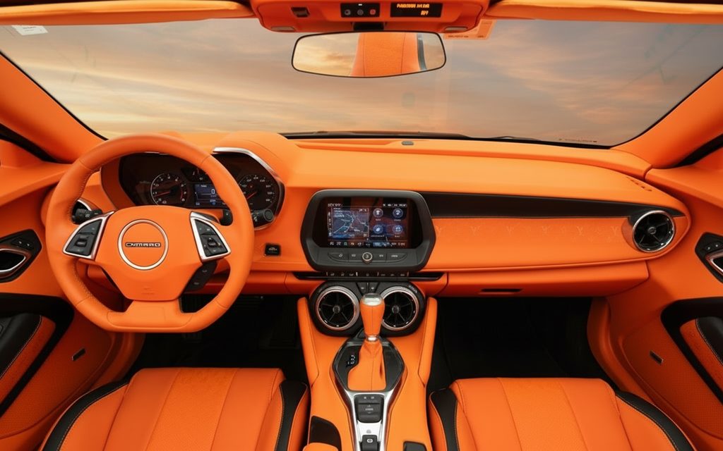 Chevrolet Camaro 2020 interior view showing trim