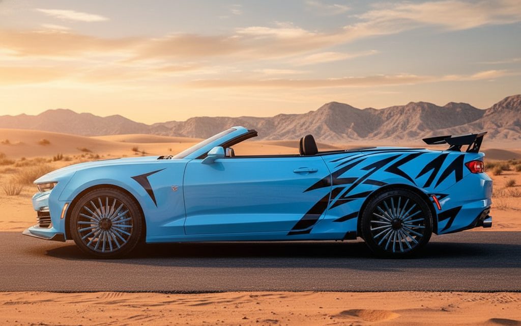 Chevrolet Camaro 2025 Blue side profile