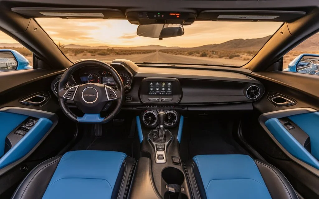 Chevrolet Camaro 2025 interior view showing trim