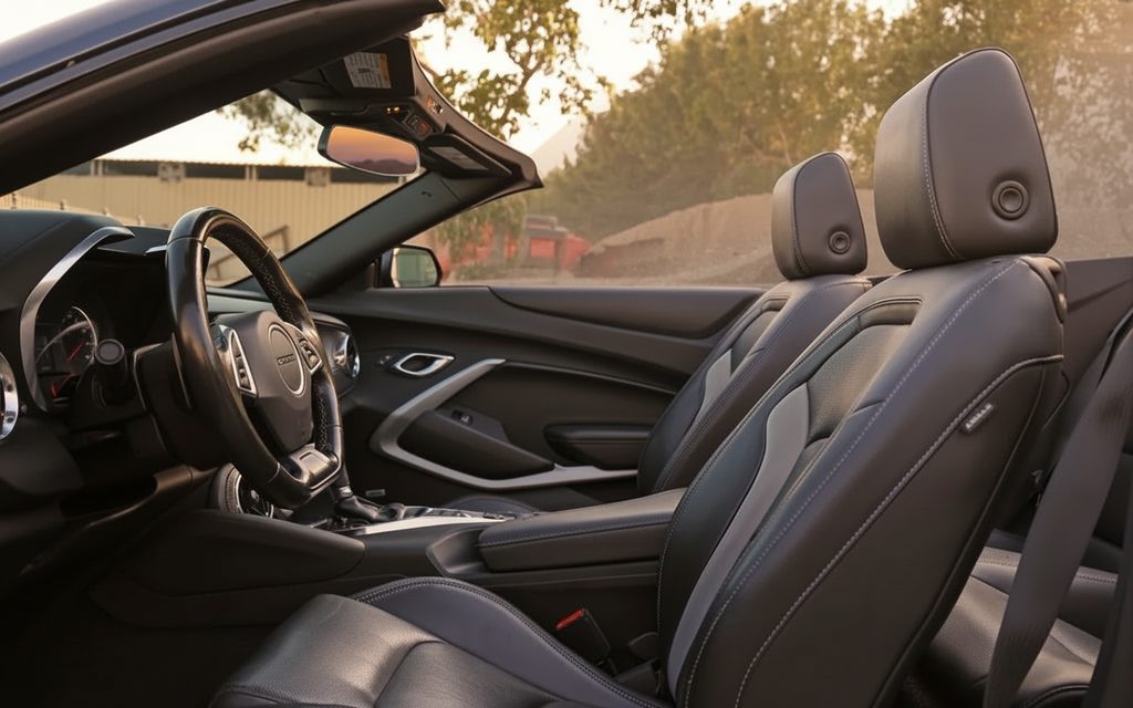 Chevrolet Camaro 2021 interior view showing trim