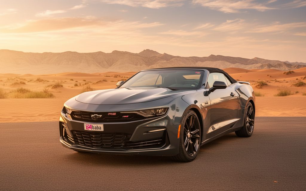 Chevrolet Camaro 2021 Grey front view with headlights