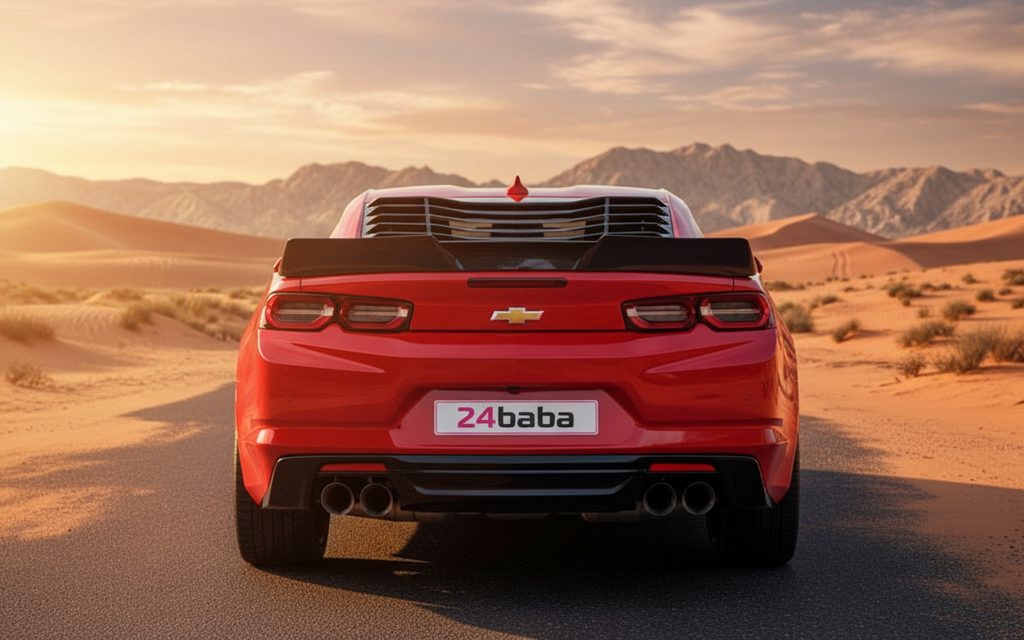 Chevrolet Camaro 2020 Red rear view showing taillights