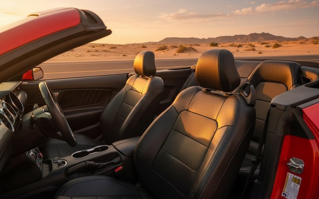 Chevrolet Camaro 2025 leather seats and cabin