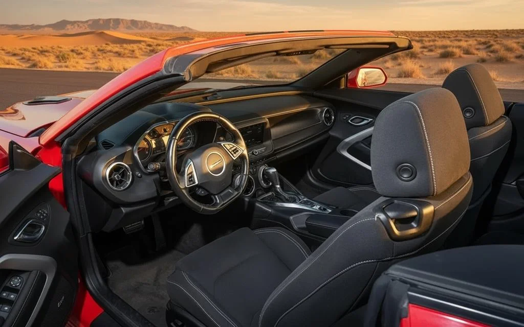 Chevrolet Camaro 2025 interior view showing trim