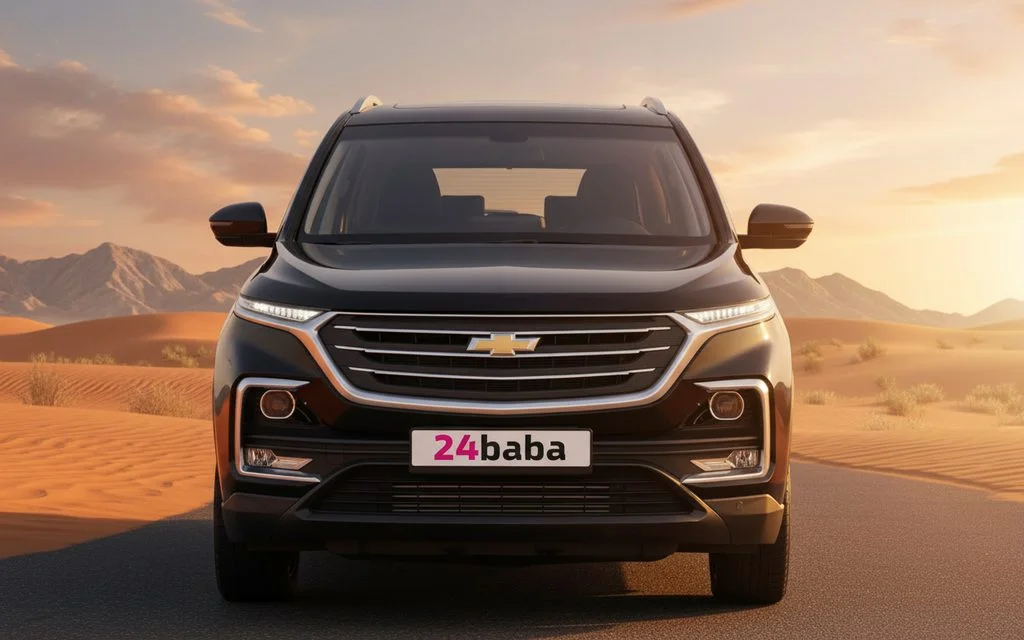 Chevrolet Captiva 2023 Black front view with headlights