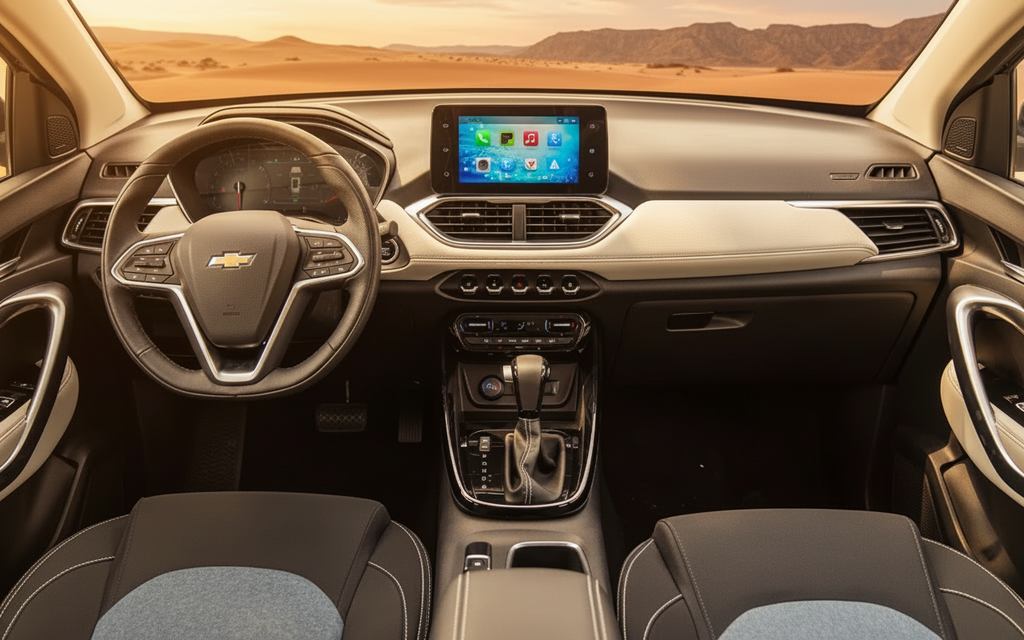 Chevrolet Captiva 2023 interior view showing trim