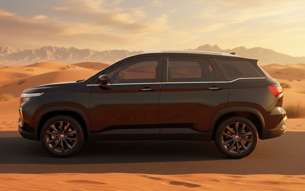 Chevrolet Captiva 2024 Black side profile