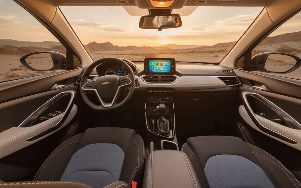 Chevrolet Captiva 2024 interior view showing trim