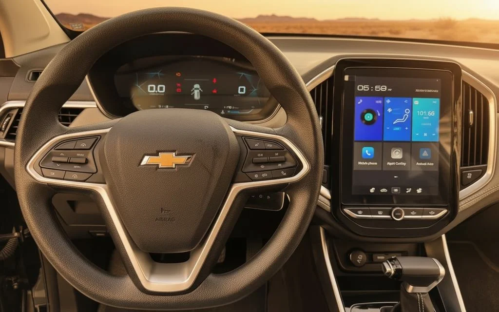 Chevrolet Captiva 2025 dashboard and infotainment