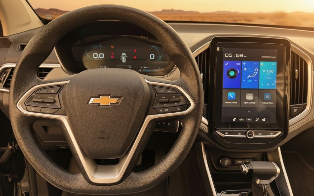 Chevrolet Captiva 2025 dashboard and infotainment